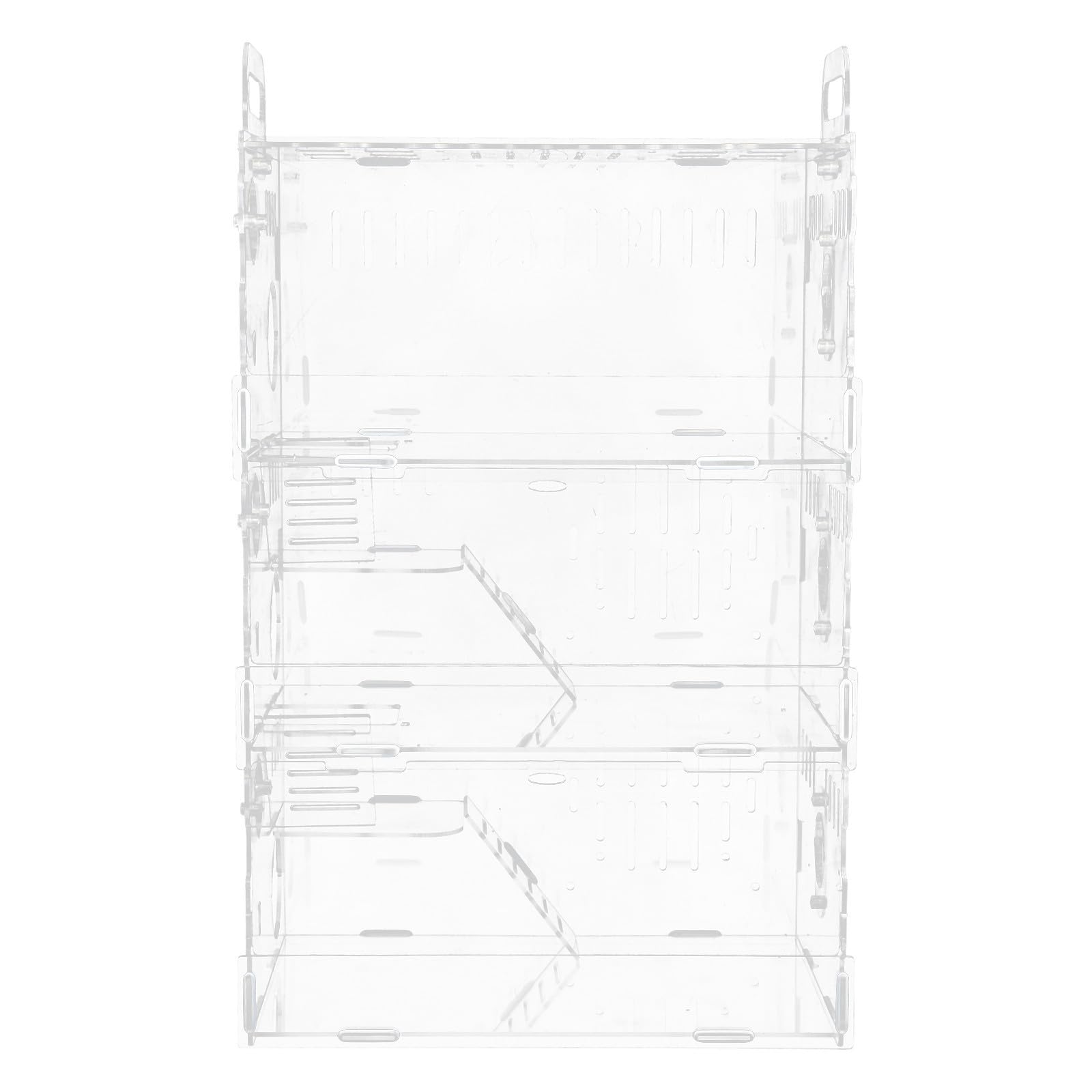Jaula de Acrílico Transparente, Respirable Olor para Hámster