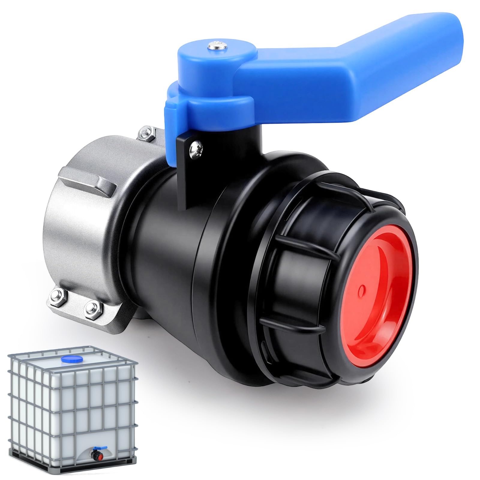 IBC adaptateur robinet laiton robuste 60 mm à 62 mm haute résistance