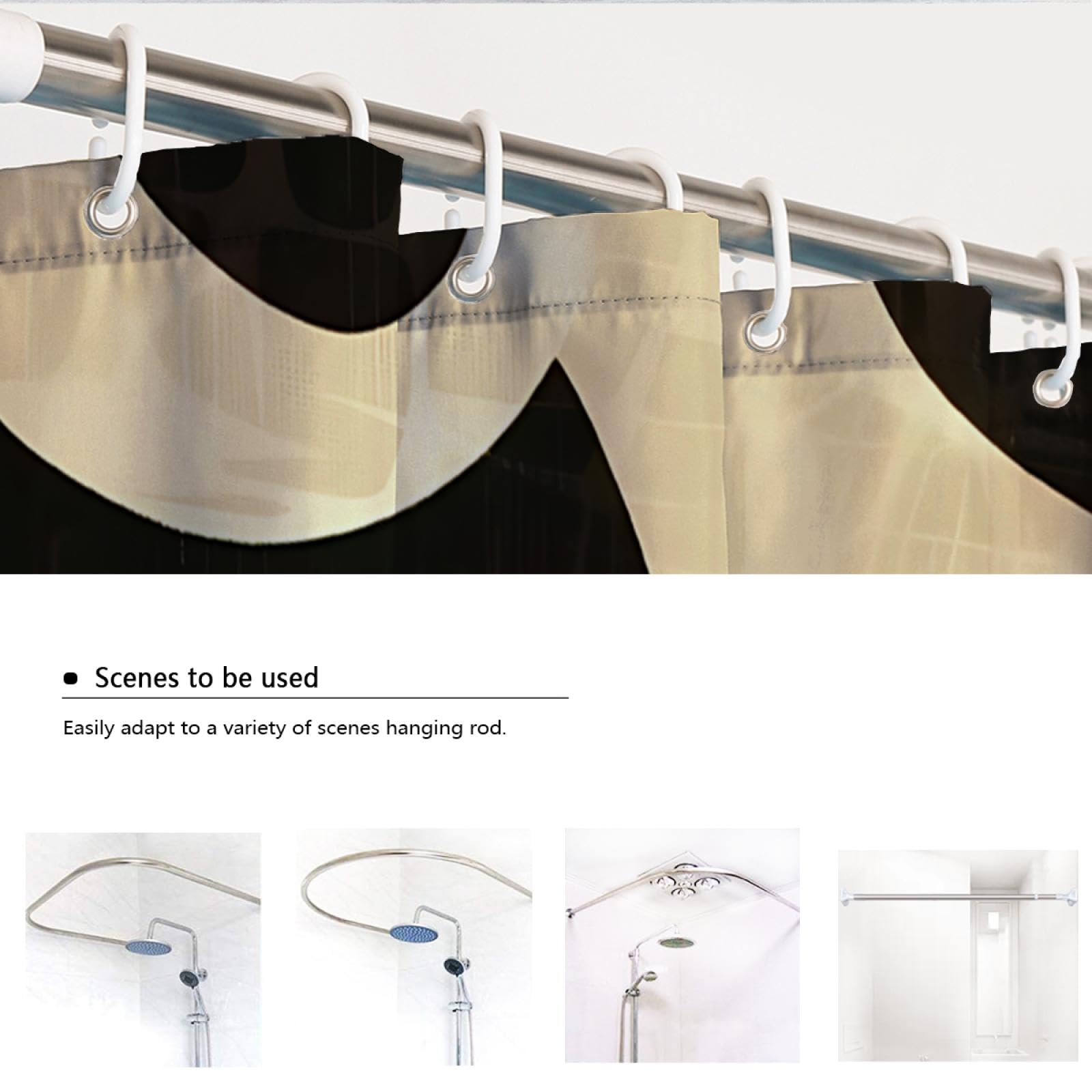 Geometrische Retro-Duschvorhänge für das Badezimmer Abstrakte Kunst Wasserdichter Badewannenvorhang mit Haken Extra Langer Stoff waschbar schnell trocknend 180 x 180 cm