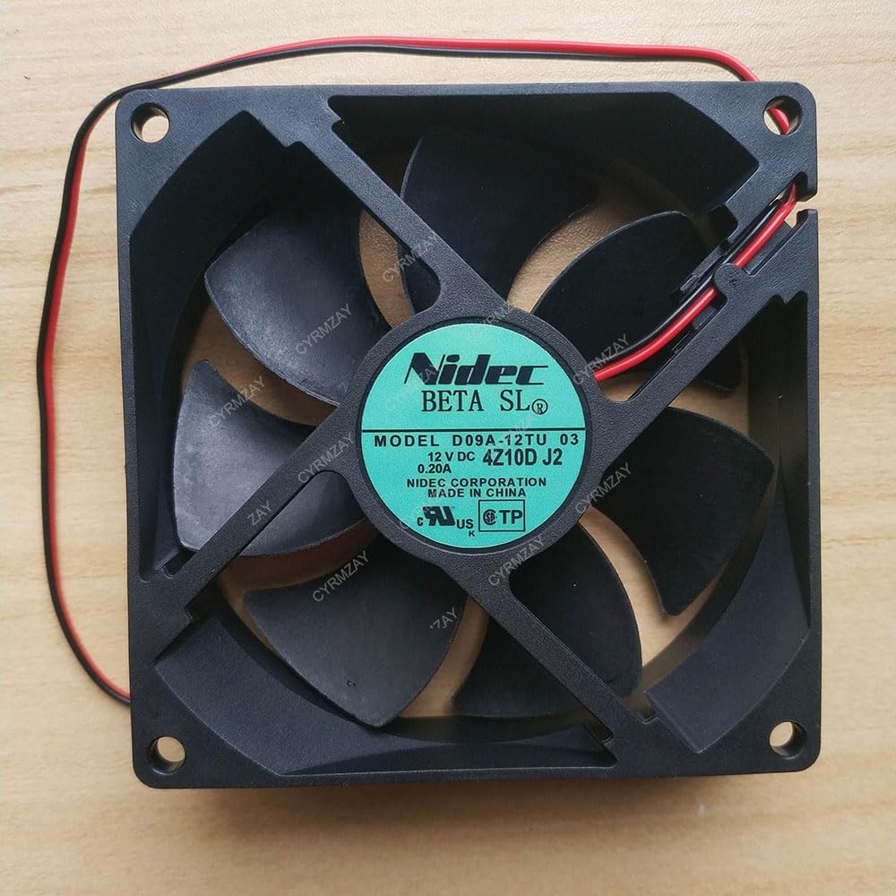 Compatible for NIDEC D09A-12TU 03 cooling fan 12V 0.2A 2-Wire