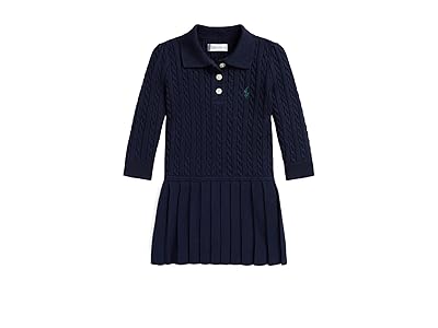 Polo Ralph Lauren Kids Mini-Cable Polo Sweater Dress (Infant) Girl