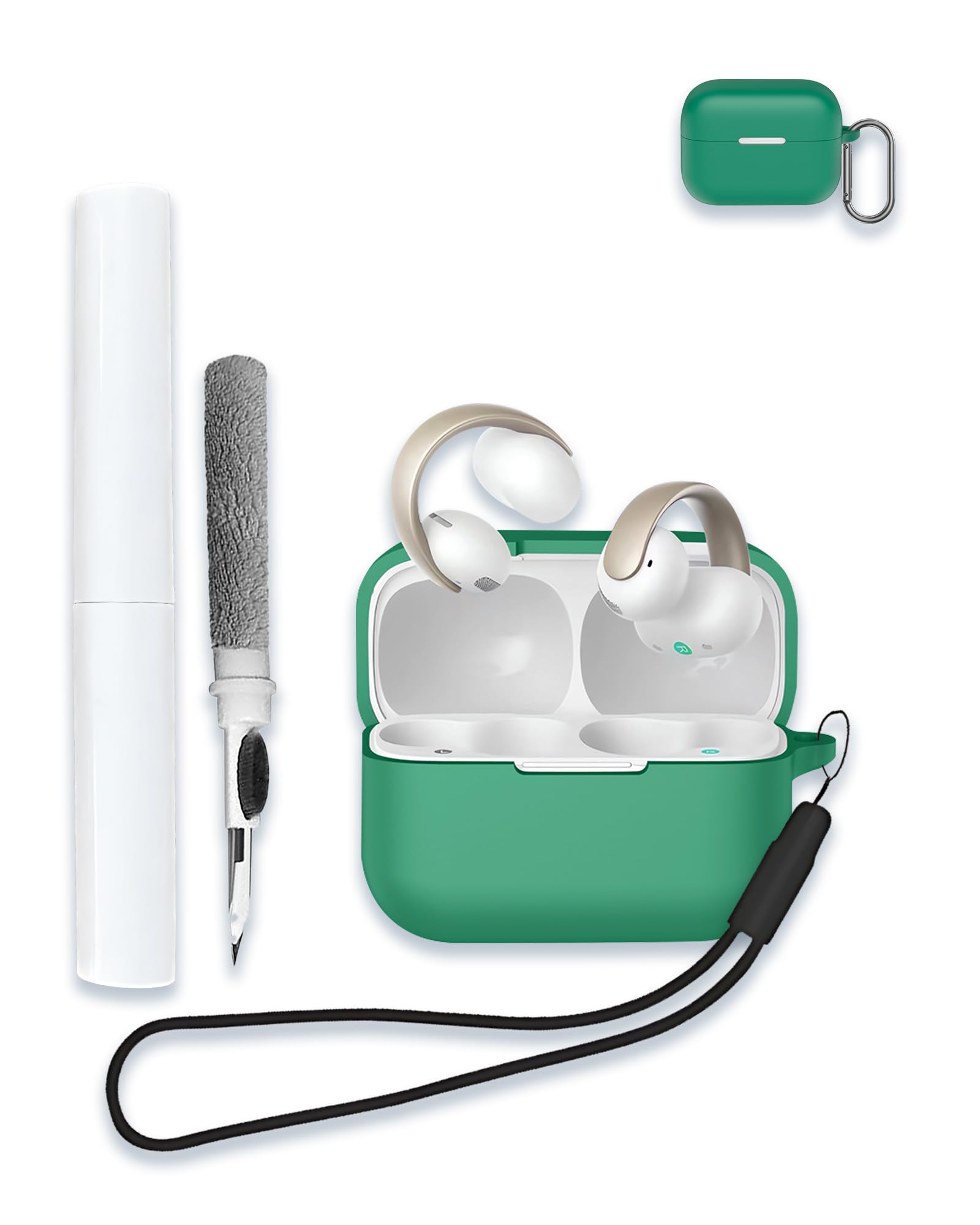 【片耳(L)+ケース】AeroClip soundcore by Anker Amazon.com: for Anker Soundcore AeroClip Case Cover,NOUKAJU