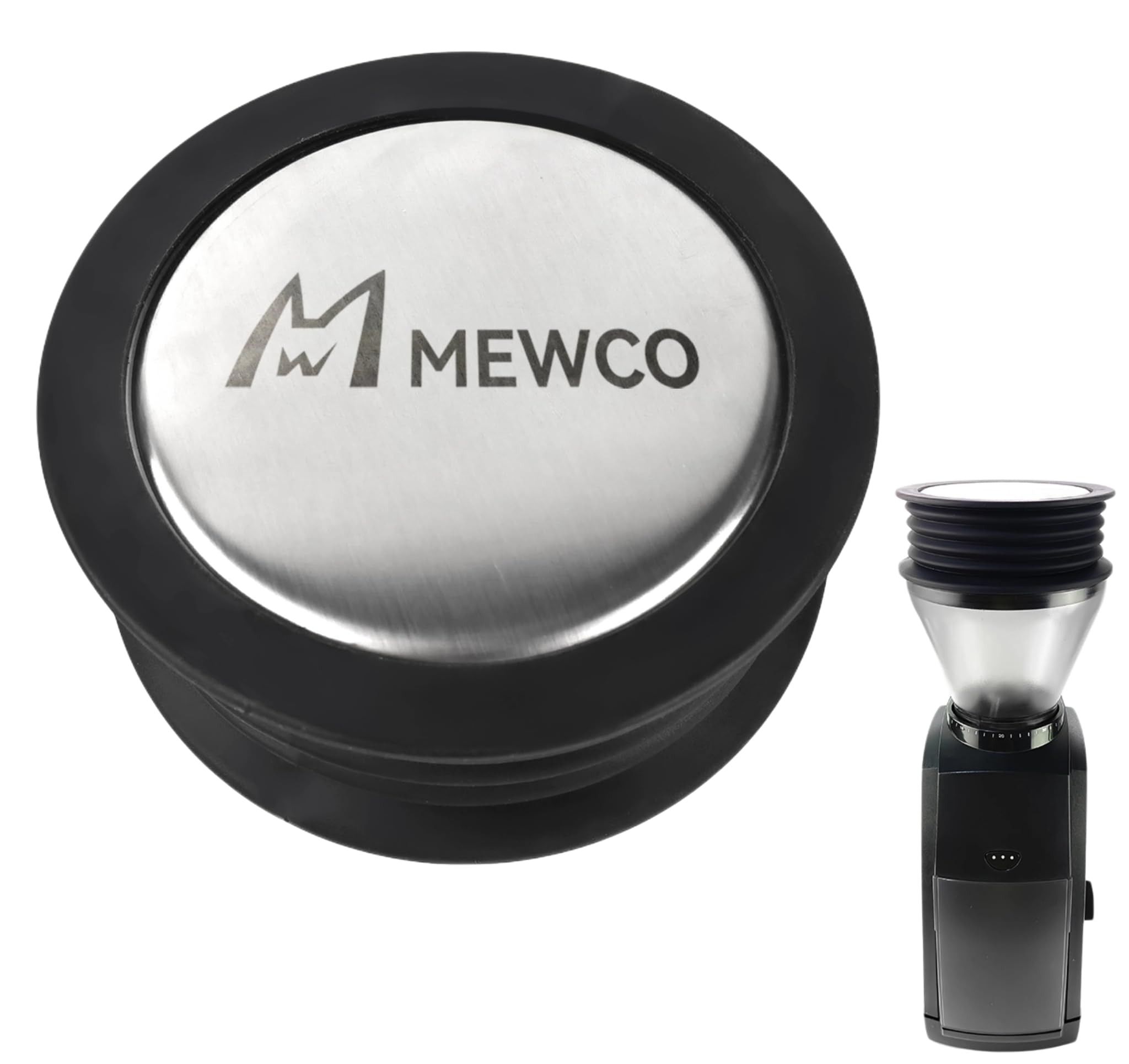 M MEWCOSilicone Coffee Hopper Bellow Compatible with Baratza Encore Grinder ESP/Virtuosa+ Coffee Grinder Cleaning Tools