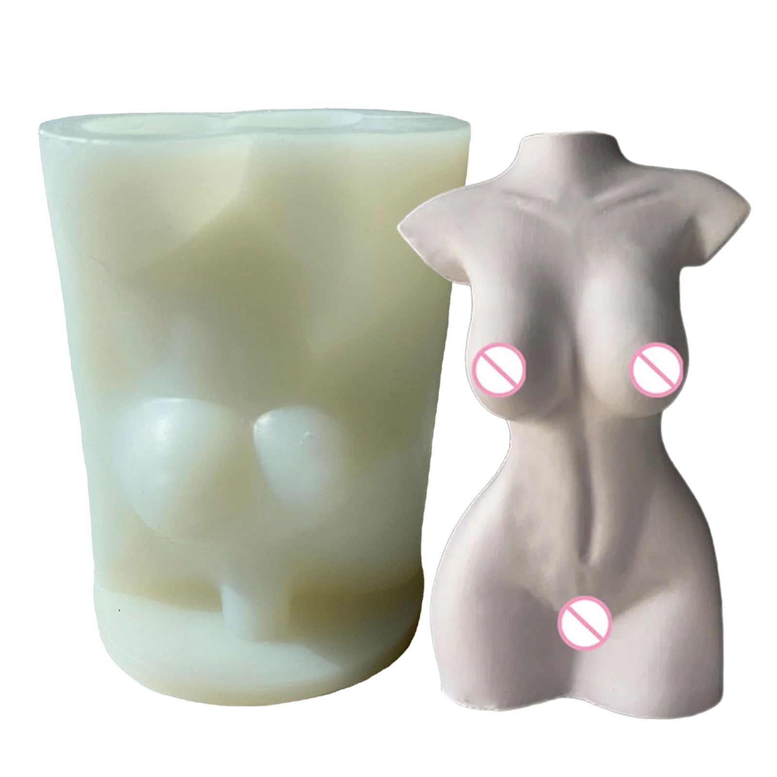 Stampo in Silicone per Corpo Femminile per vasi da Fiori, A