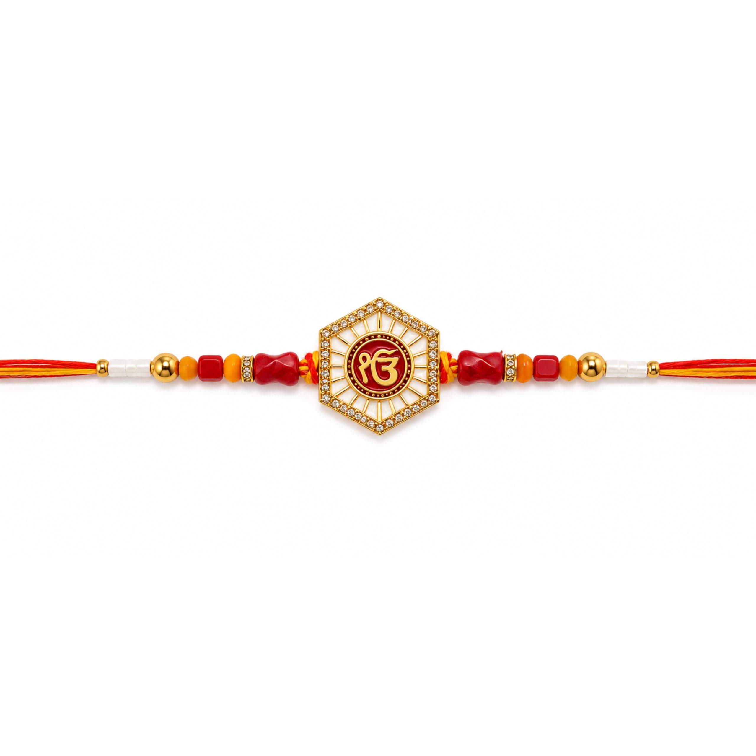 Shreeji Creations Premium Ek Onkar Pendant Rakhi
