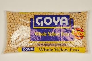 Goya Whole Yellow Peas 16 oz - Arvejas Amarillas (4-Pack) Authentic Dried Peas for Soups & Stews