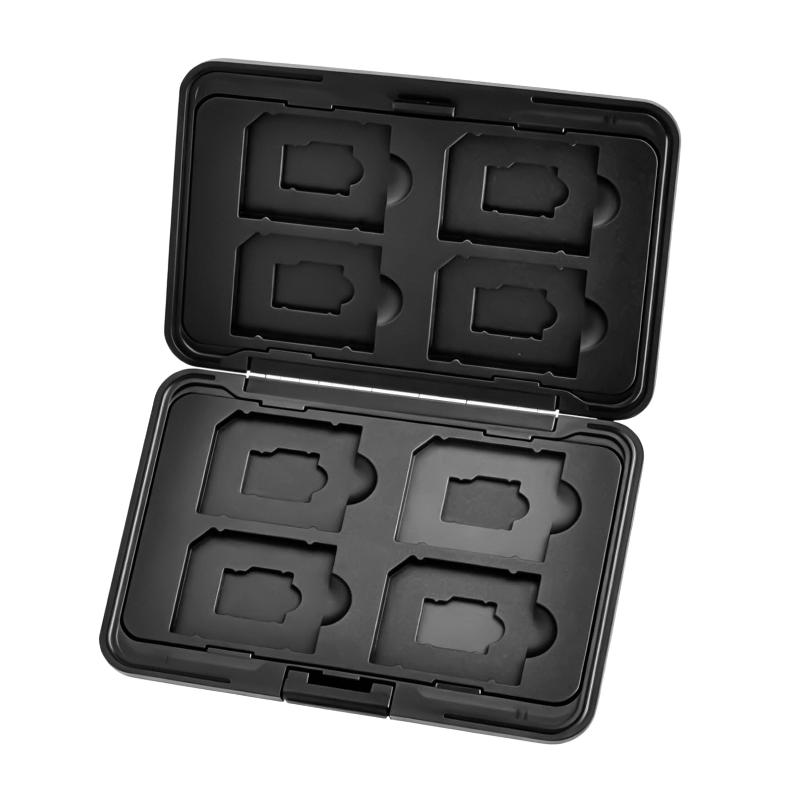 Speicherkarten Tasche, SD Karte Aufbewahrung Aufbewahrungsbox Aluminium SD TF Karten 8+8 Slots Wasserdicht Stoßfest Etui TPU Innenfächern Tragbares Case Reisen Kamera Zubehör Sicherer Schutz Organizer
