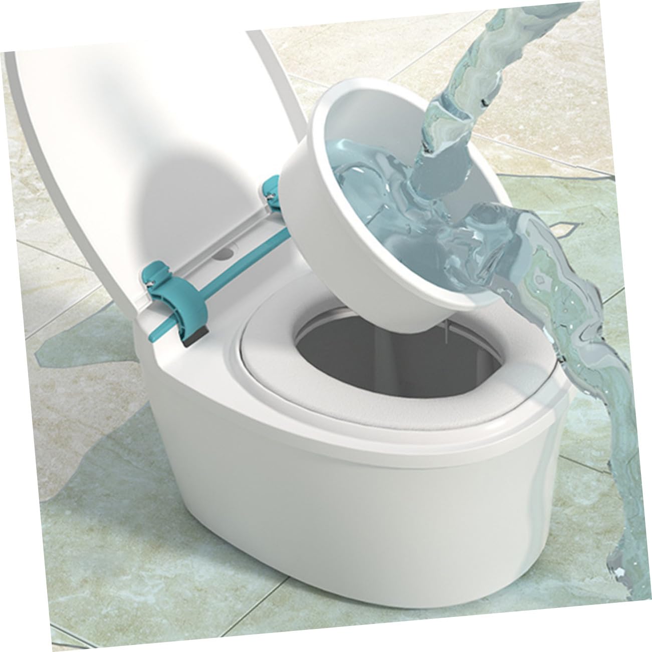 HEMOTON Töpfchen für Kleinkinder Tragbarer Toilettensitz mit Herausnehmbarem Einsatz Weicher Sitz für Jungen und Mädchen für Hause und Unterwegs