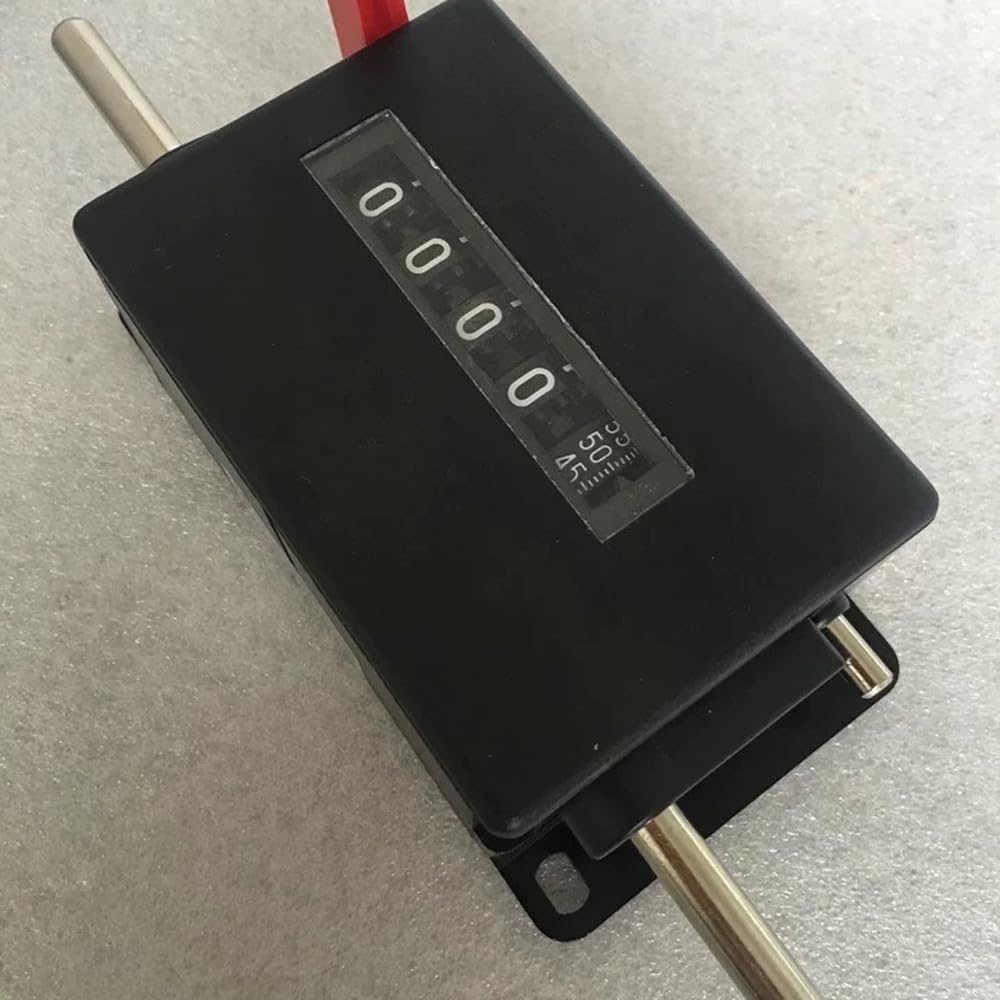 Contador de Rotación Mecánico, Contador de Metros Mecánico de Alambre/Cable/Cuerda Metálica(1:1)