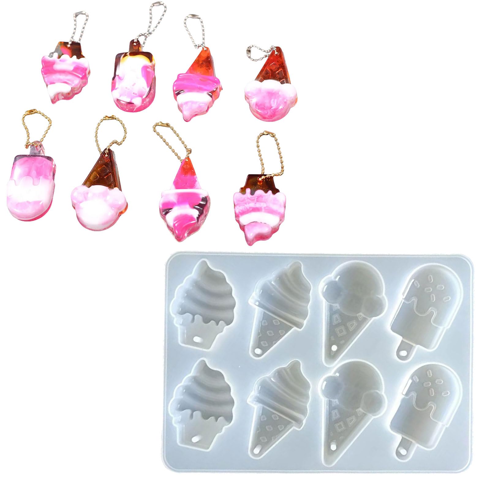 NEWFT Reusable Silicone Dessert Bowl Mould Nonstick Crafting Tool for Resin Art and Candle Making