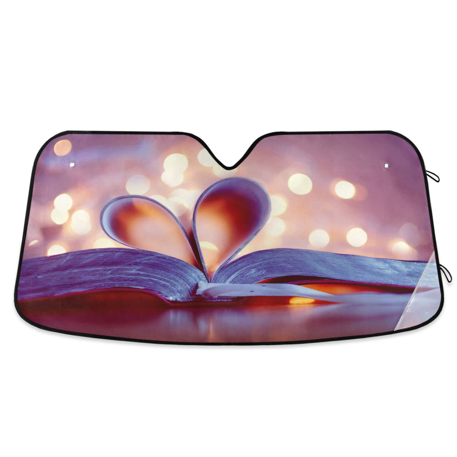 Car Windshield Sun Shade Book Foldable Car Front Windshield Sunshade Blocks UV Rays Sun Visor Sun Heat Protection for Car Truck SUV to Keep Your