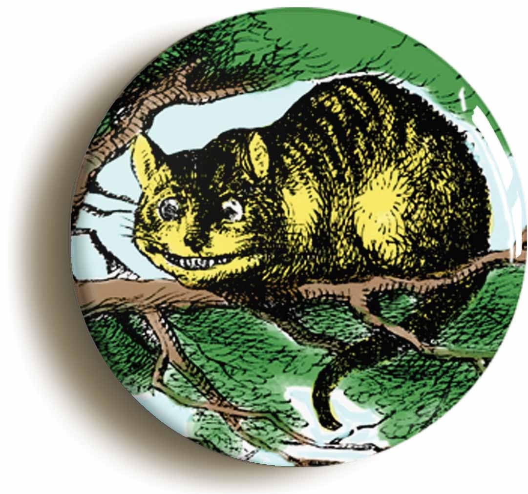 Ozorath Cheshire Cat Alice In Wonderland Fridge Magnet (Circular 2Inch / 50Mm Diameter)