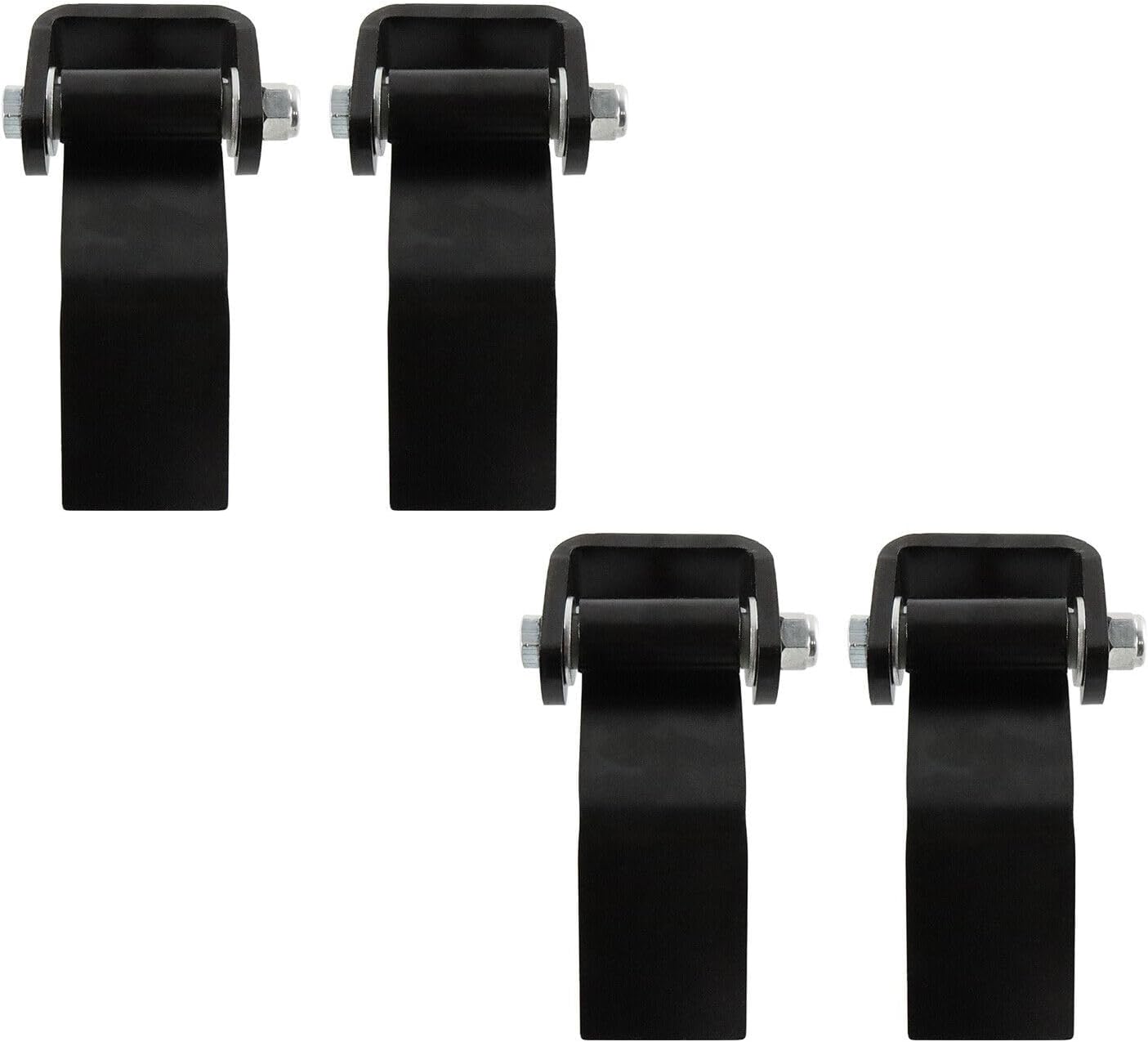 4 Pack Steel Strap Style Long Leaf Trailer Hinges Heavy Duty Trailer Door Hinge Weldable Trailer Truck Body Gate Door Hinge