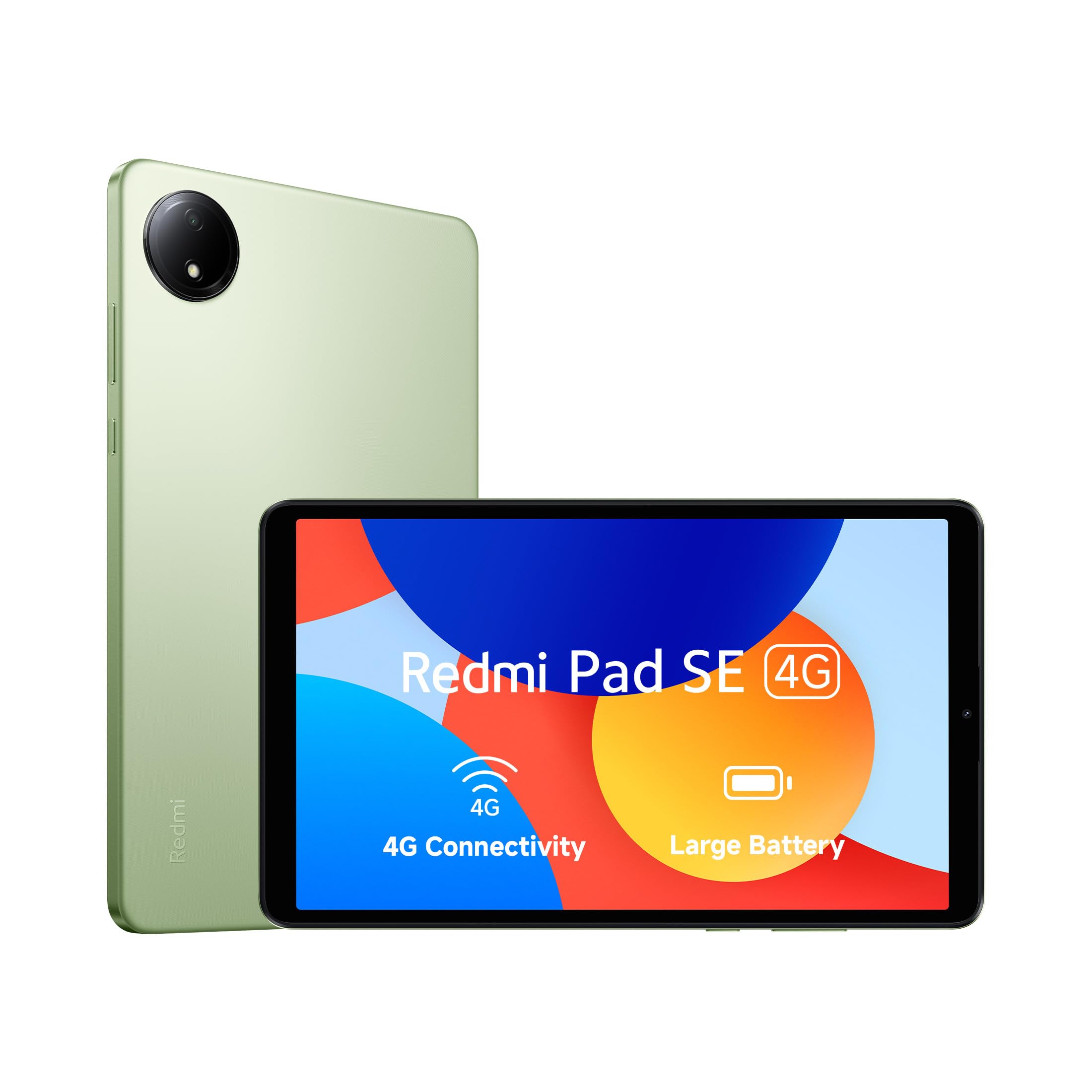 Redmi Pad SE 4G | MediaTek Helio G55| 8.7-inc Display | 6650mAh Battery | 90Hz Smooth Refresh Rate| 4GB, 128GB | 1340 x 800 Display | 1 Billion Colours | Dolby Atmos | Dual Speakers | Forest Green