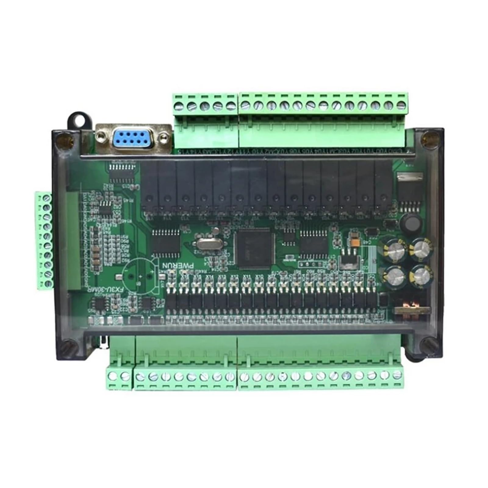 Programowalna płytka sterownika PLC przemysłowa tablica sterująca prosty programowalny kontroler typ FX3U-30MR obsługa komunikacji RS232/RS485
