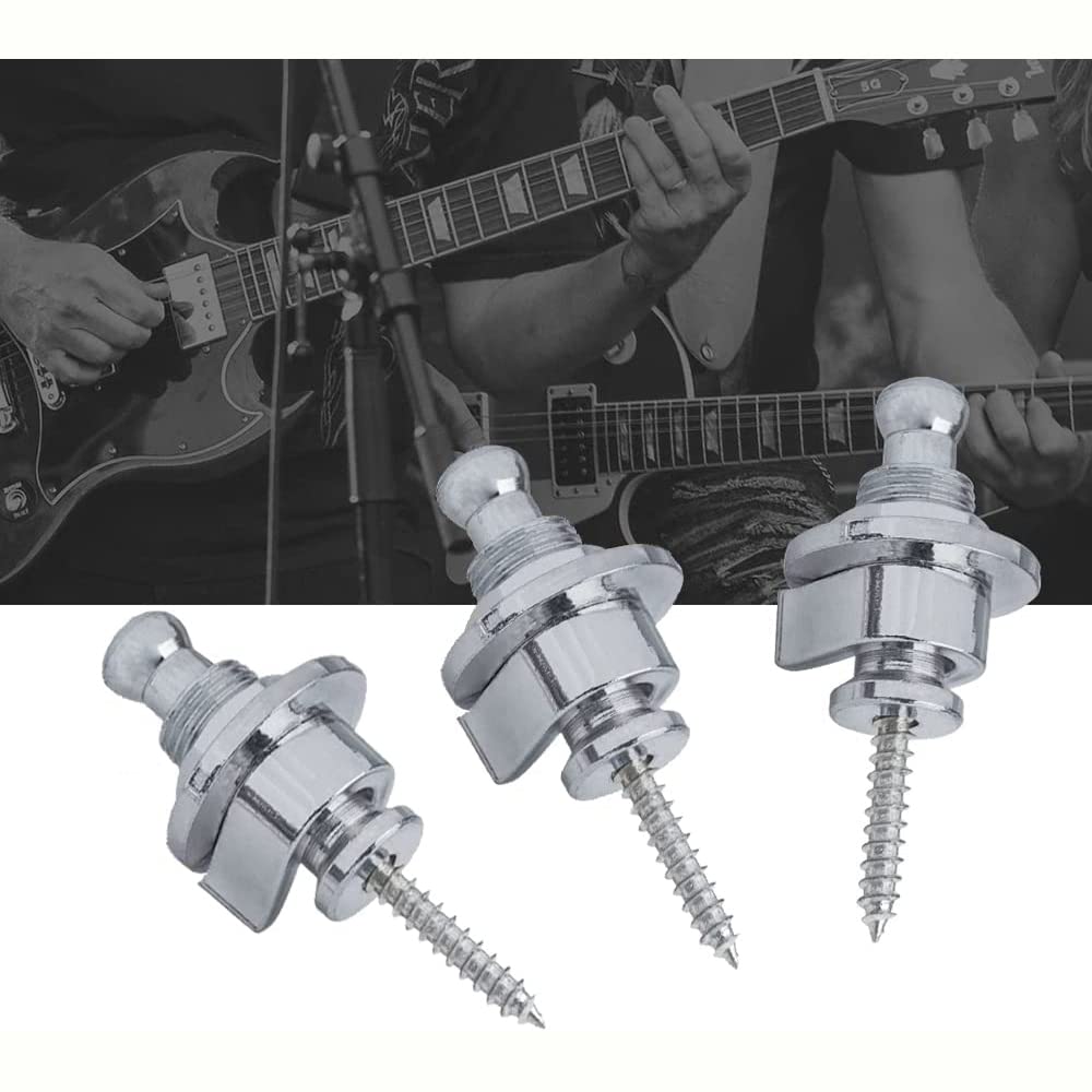 Amazon | サムコス 金属製ギター ストラップ ロックピン ロック エレキ