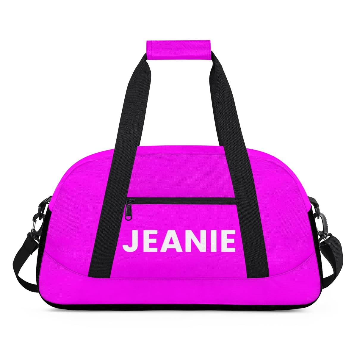 Foerrkelg Personalize-Kids-Duffel-Bags With Custom Name Text Carry-On Overnight Travel Gym Lightweight Dance Sports Bags For Girls Boys Kids,Purple