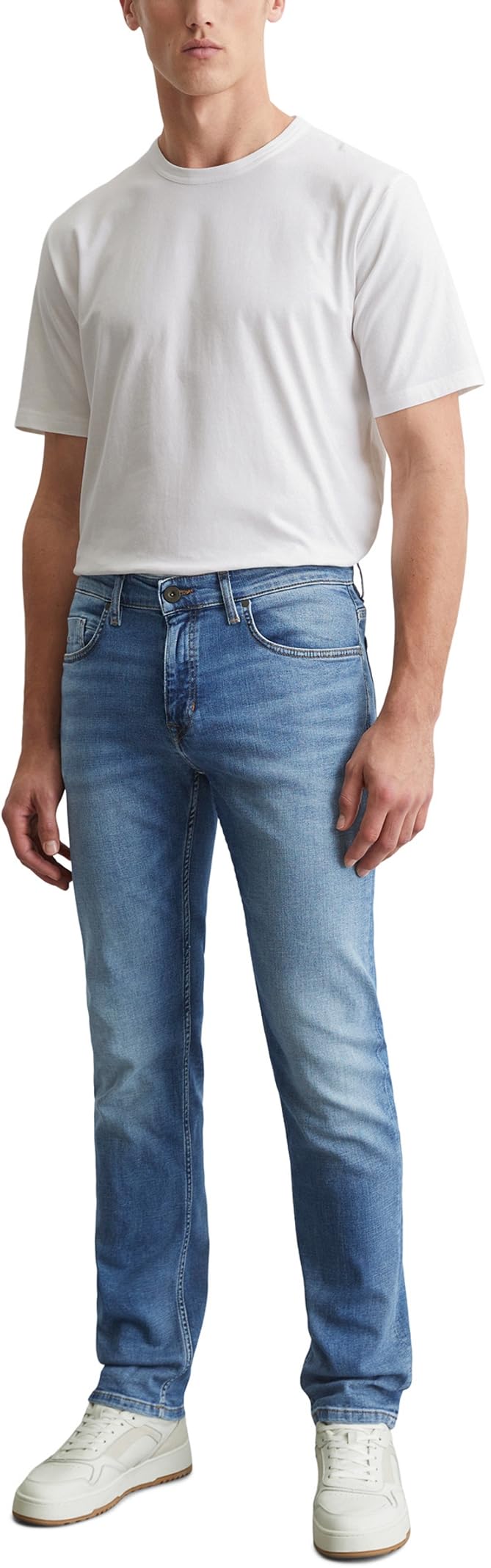 Marc O'Polo Herren Jeanshose mit Stretch-Anteil Regular Fit