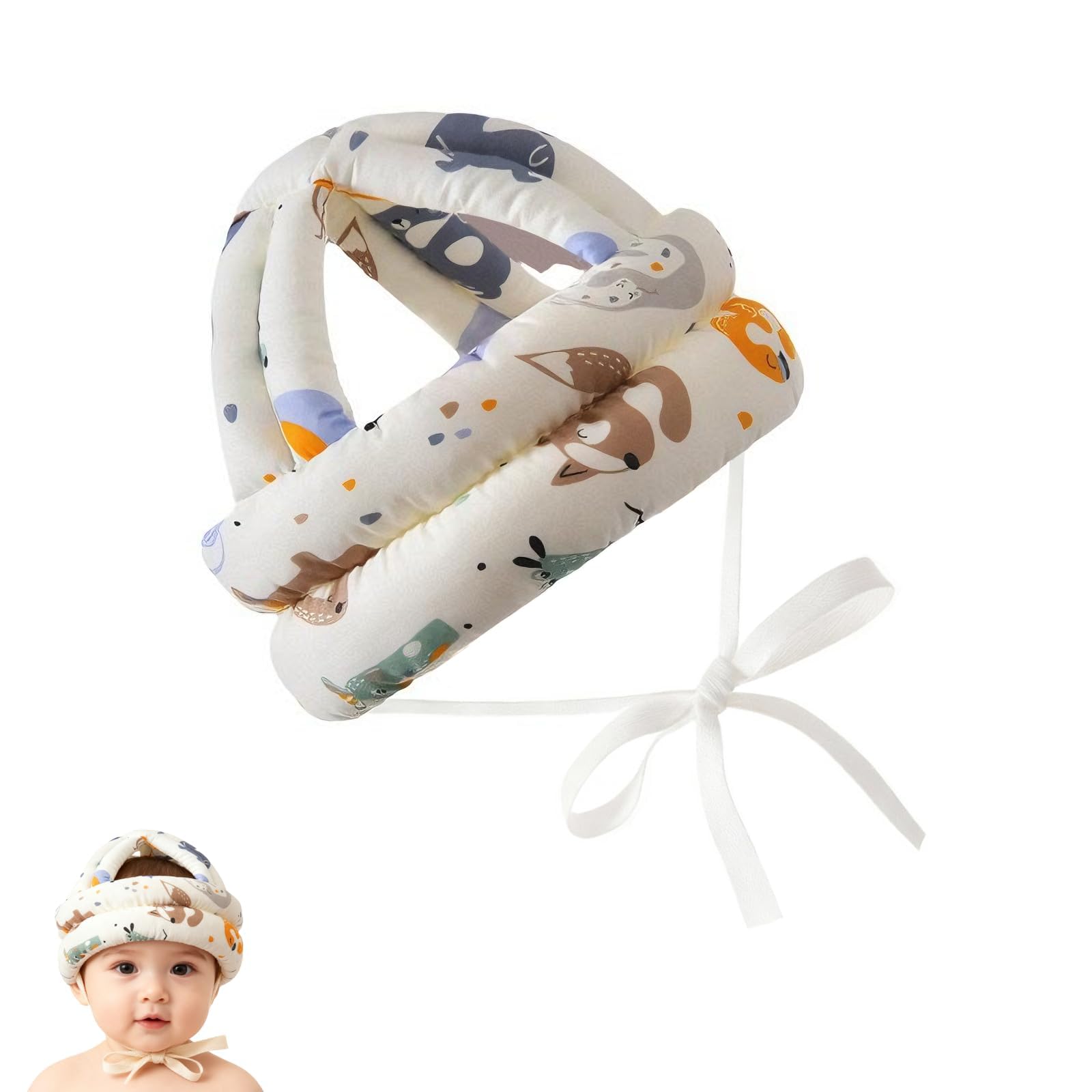 Babykopfschutz, Anti-Kollisionshelm für Babys, Weicher und Atmungsaktiver Babyhelm, Kopfprotektor für Kinder von 6 bis 36 Monaten, Sicherer Schutz für Kleine beim Krabbeln und Laufen