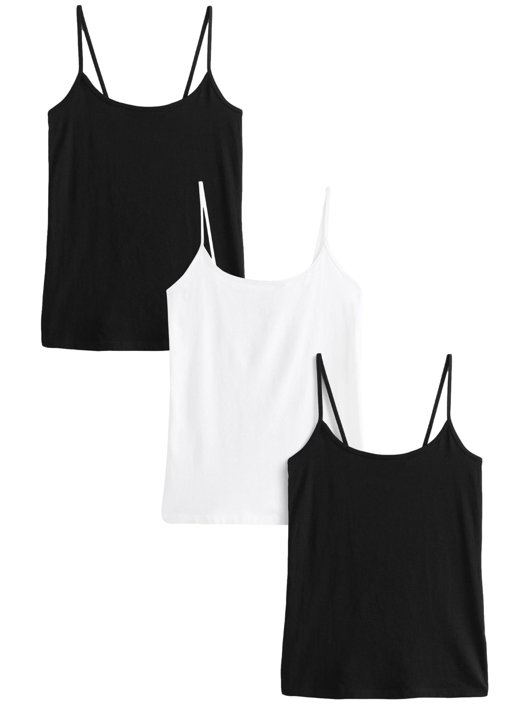 NEXT Pack de 3 camisetas con tirantes finos