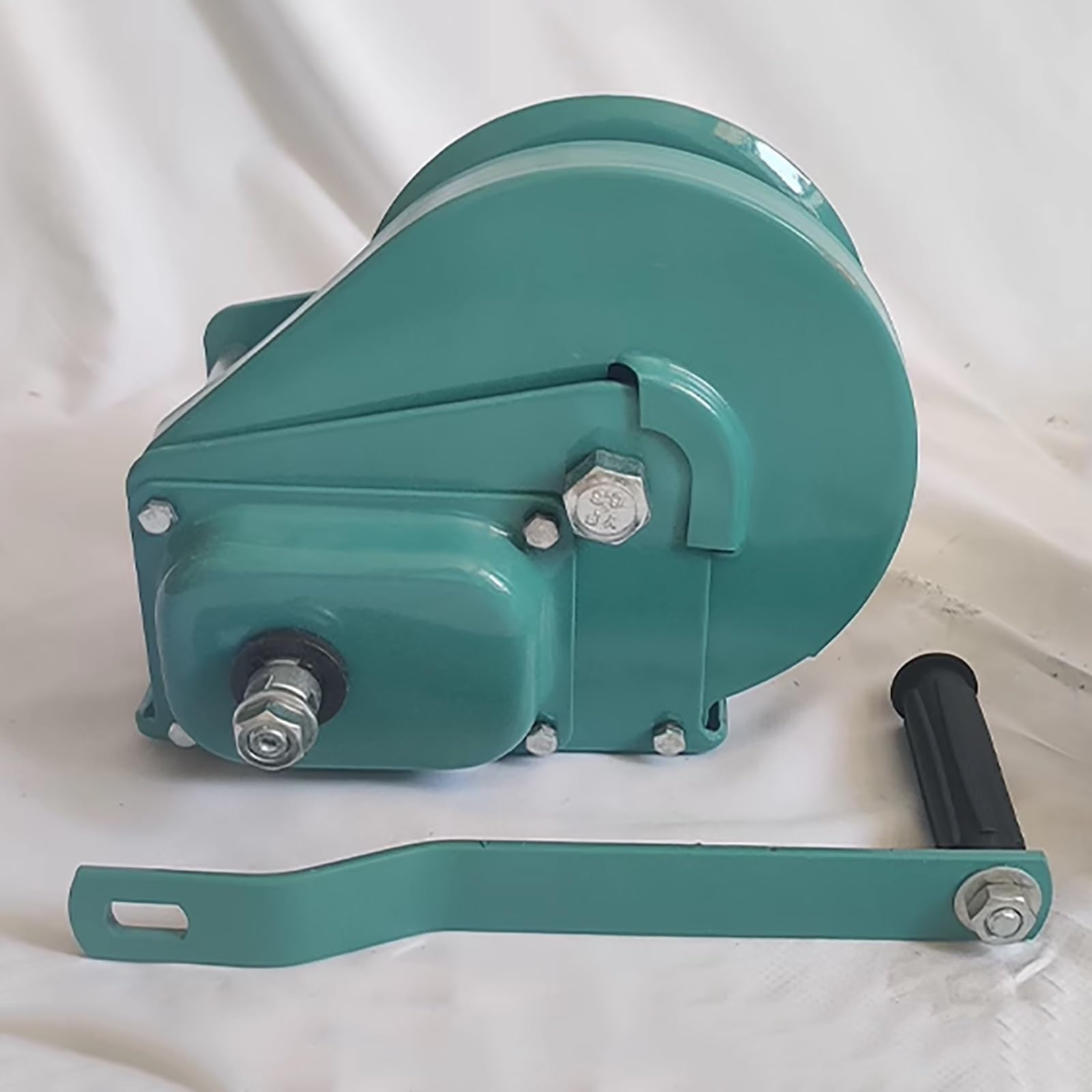 Argano manuale da 1100 kg, paranco a cricchetto resistente, senza cavi, ideale per rimorchi per barche, rimorchio e carico carico (dimensioni: 800 kg/1763 libbre)