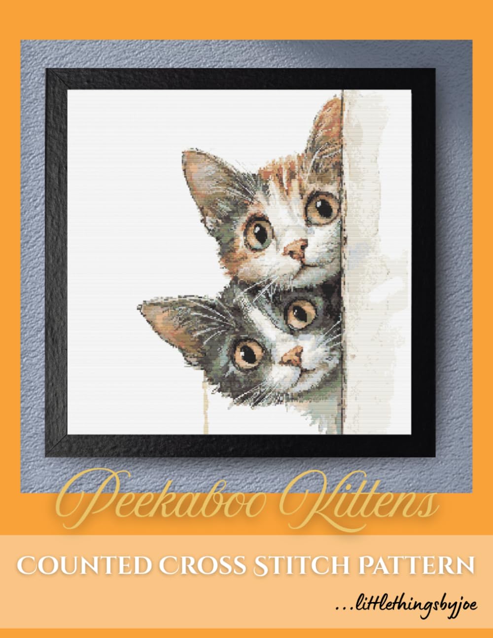 Peekaboo Kittens : Counted Cross Stitch Pattern