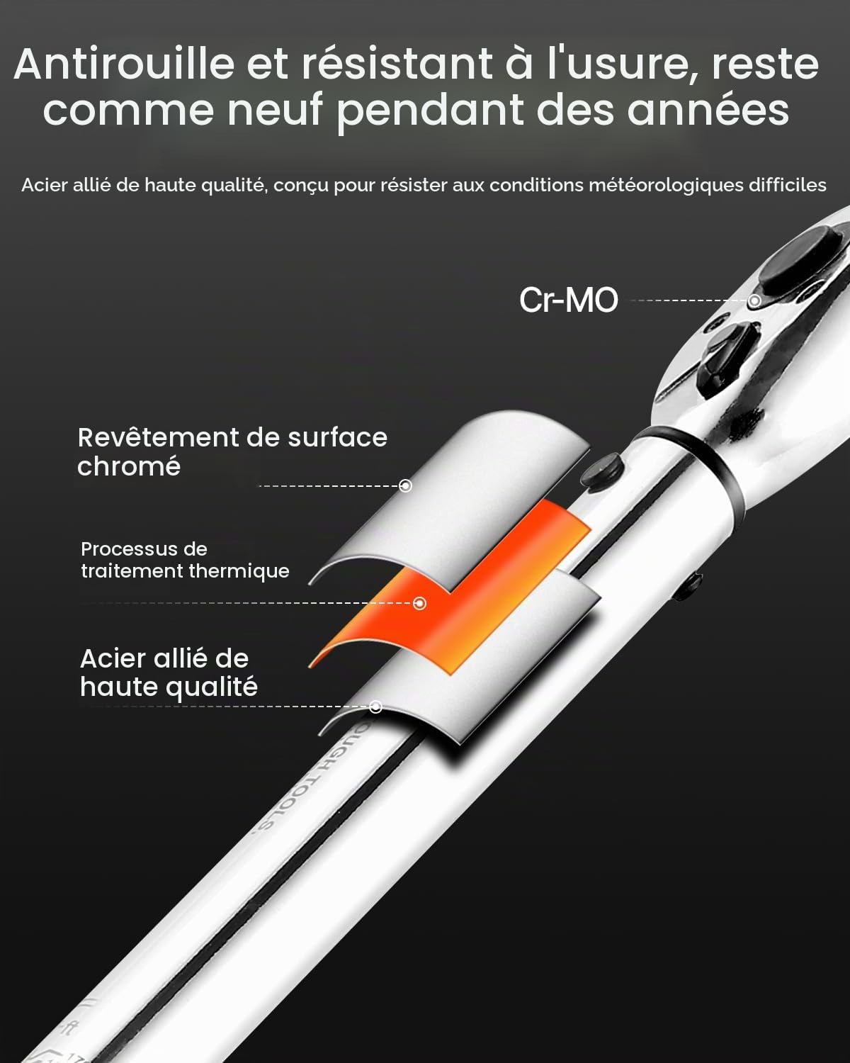 VEVOR Clé Dynamométrique à Déclenchement Entraînement 9,5 mm 5-60 N.m, Jeu de Clés à Cliquet Bidirectionnelles, Haute Précision, 72 Dents, avec Douilles, Embouts, Rallonge et Adaptateur, Réparation