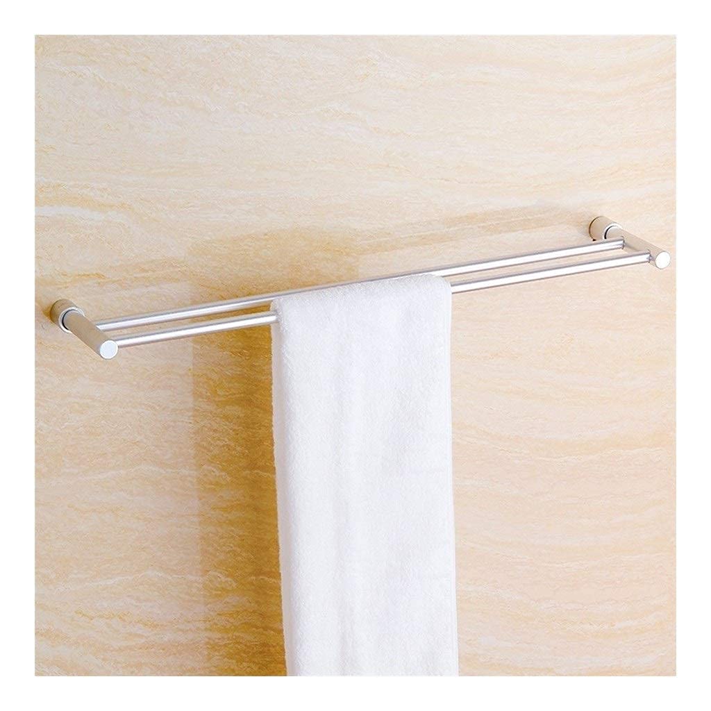 Amazon.com: Towel Rail Towel Shelf Multi Function Towel Rack Space Aluminum  Towel ge Wall Mounted Bath Towel Rail, Double Towel Bar for Bathroom aw D 8  (400mm)(Towel Rack only) : Home u0026