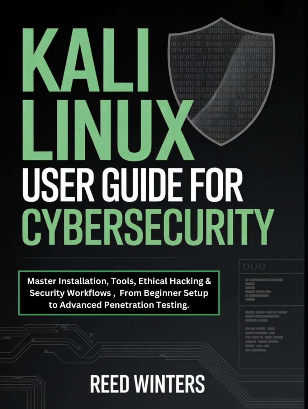 KALI LINUX USER GUIDE FOR CYBERSECURITY: Master Installation, Tools, Ethical Hacking & Security Workflows , From Beginner Setup to Advanced Penetration Testing.