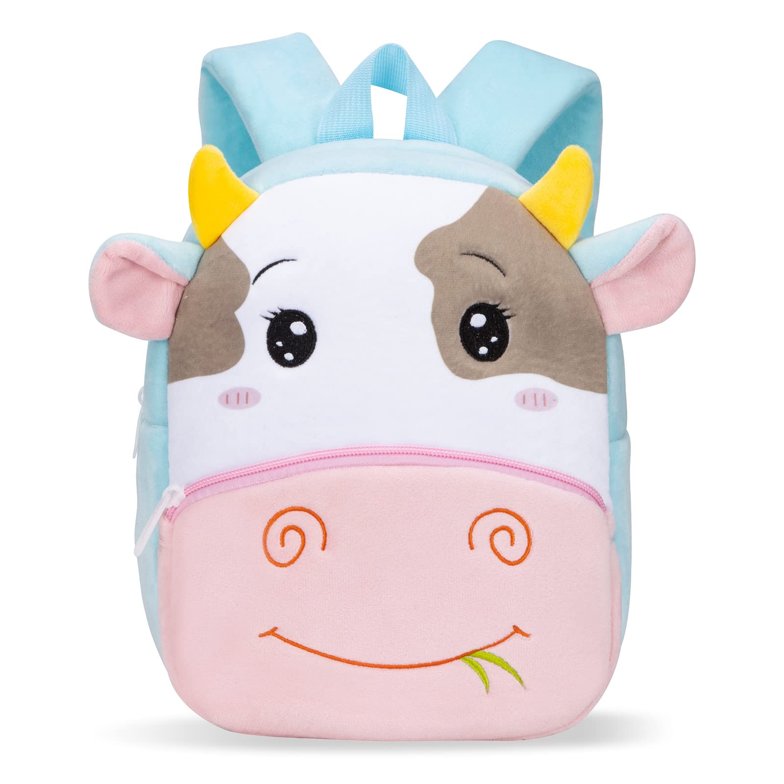 UBORSEToddler Backpack for Boys Girls Cartoon Plush Children's Backpack Cute Animal Kids School Bags for 1-6 Years Kids