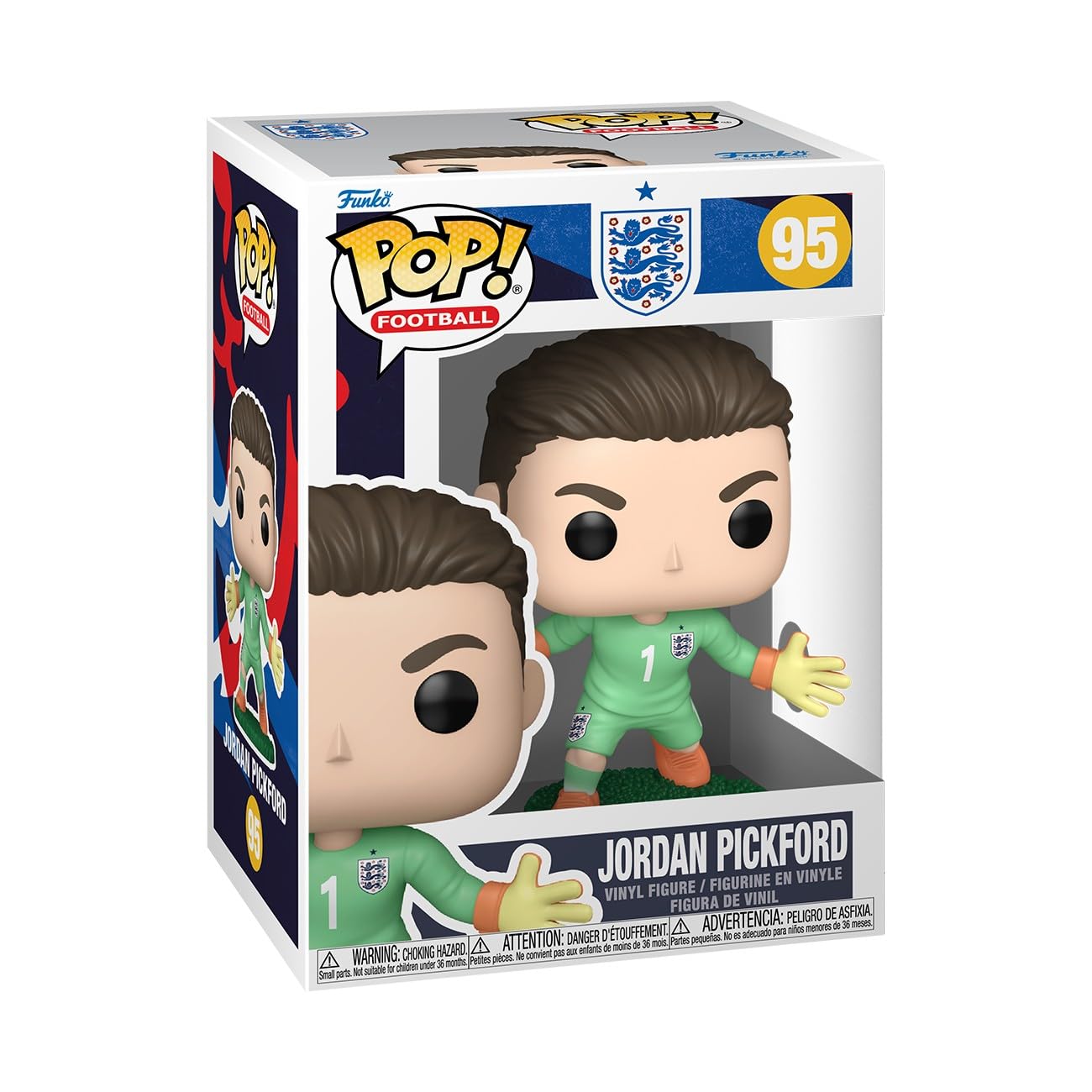 Funko POP! Football: England - Jordan Pickford - Collectable Vinyl Figure - Gift Idea - Official Merchandise - Toys For Kids & Adults - Model Figure for Collectors and Display