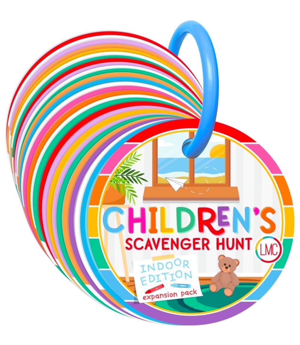 LMC Products Children's Scavenger Hunt Cards | Toddler Activities for 2, 3 Year Olds & Up | Toddlers Activity | Learning Games for Kids (Expanded Version)