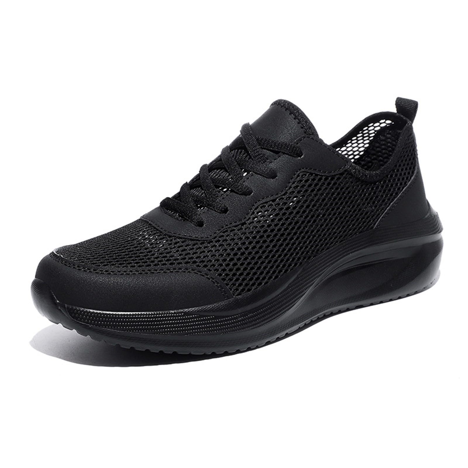 Hallenschuhe Herren 39-48 Breiter Fuß Fitnessschuhe Herren Leichtgewichts Sneaker Einfarbige Sportschuhe Leichtgewichts Joggingschuhe Modische Turnschuhe Atmungsaktive Walkingschuhe