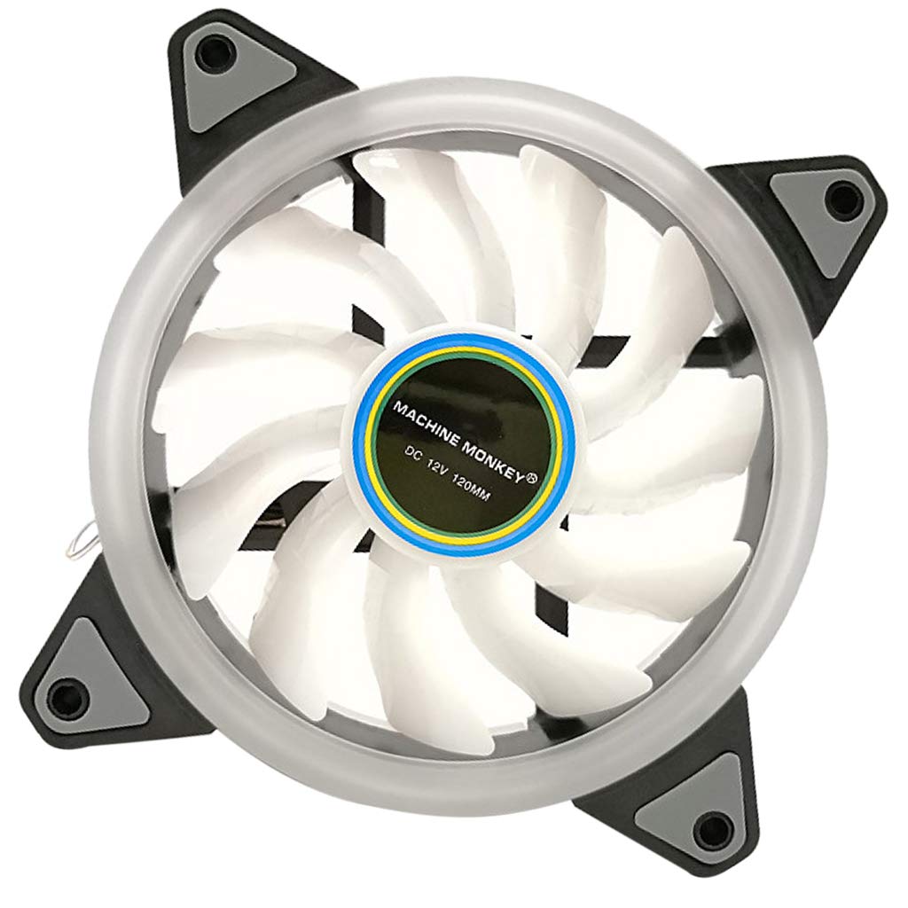 120mm 12cm Hydraulic Bearing Computer Case CPU Cooling Fan RGB LED Cooler|Computers/Tablets & Networking | Fans, Heat Sinks & Cooling |1x RGB LED Cooling Fan