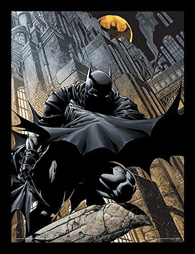 iPostersDC Comics FP11603P-PL Batman 30 X 40 cm "Night Watch" Framed Print