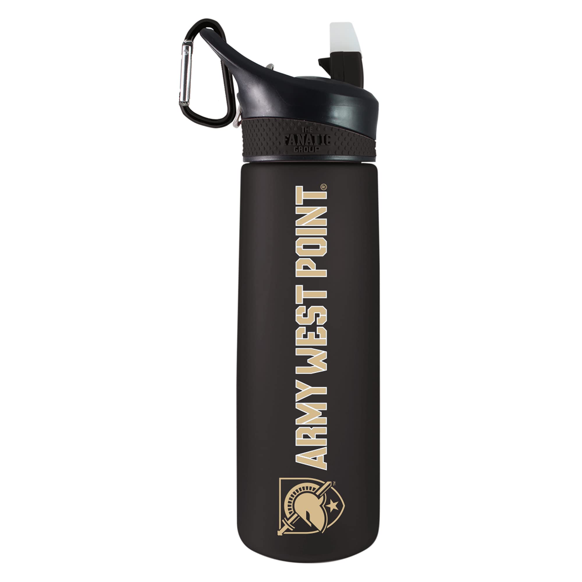 West Point (Army) Tritan Plastic Frosted Sport Bottle, Design-1 - Black
