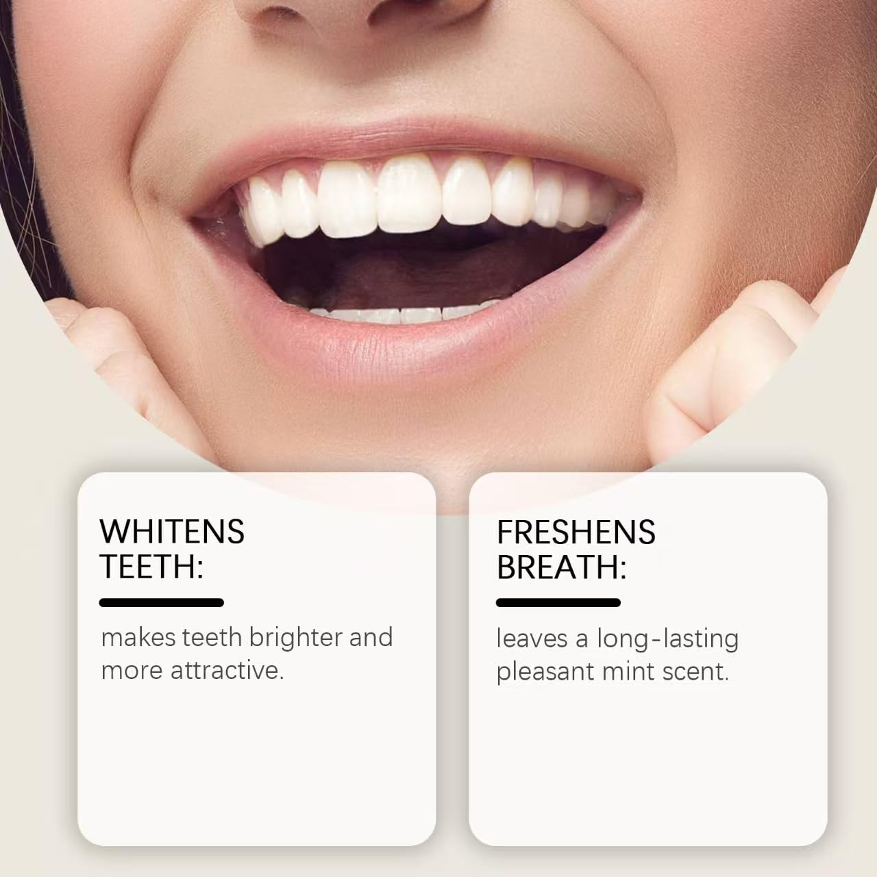 Nature Tooth Refresh Dentifricio bianco brillante per adulti, dentifricio sbiancante, dentifricio per denti e gengive sensibili (5 pezzi)