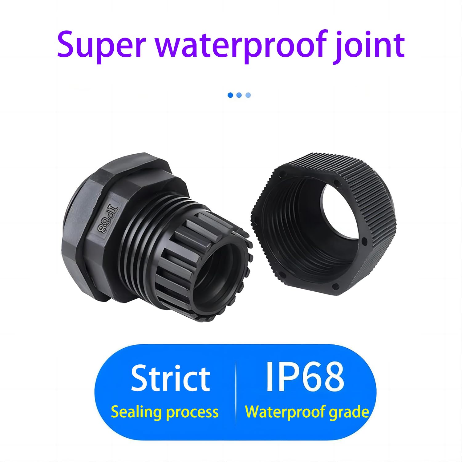 Set 25 Pressacavo PG11 Impermeabili IP68 - Per Cavi 5-10mm, Nylon Resistente, Fai Da Te - Foto 7