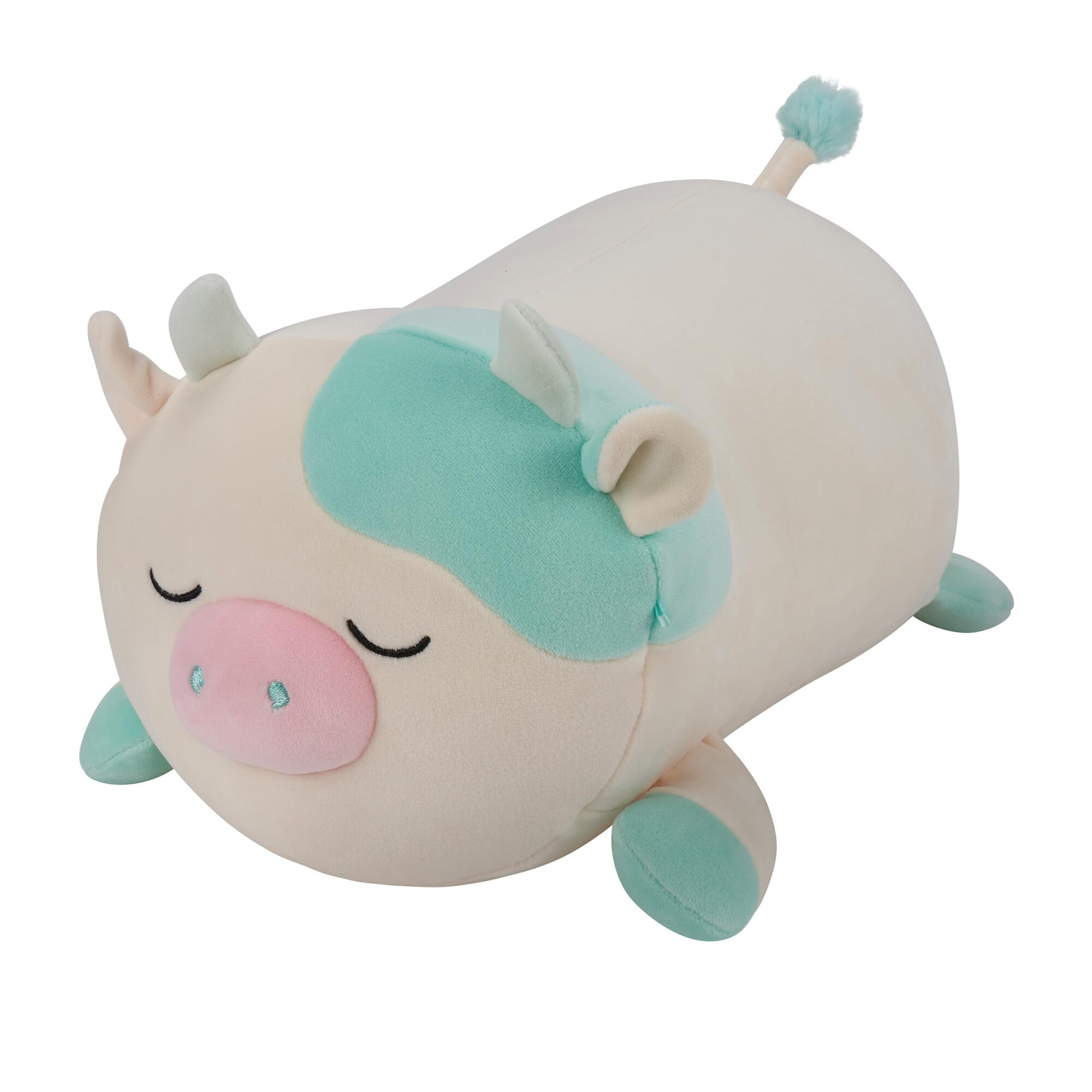 Squishmallows Original 12in Belana The Aqua Cow Sleepamallows – Official Jazwares Plush (Medium-Sized)