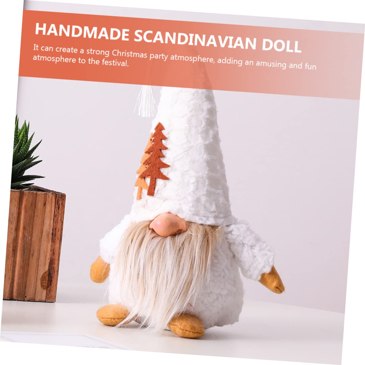 Zerodeko 3pièces GNOME De Noël Style Scandinave Décoration Festive pour Votre Maison Bureau Événement Ajout Charmant à Votre Ambiance De Fête