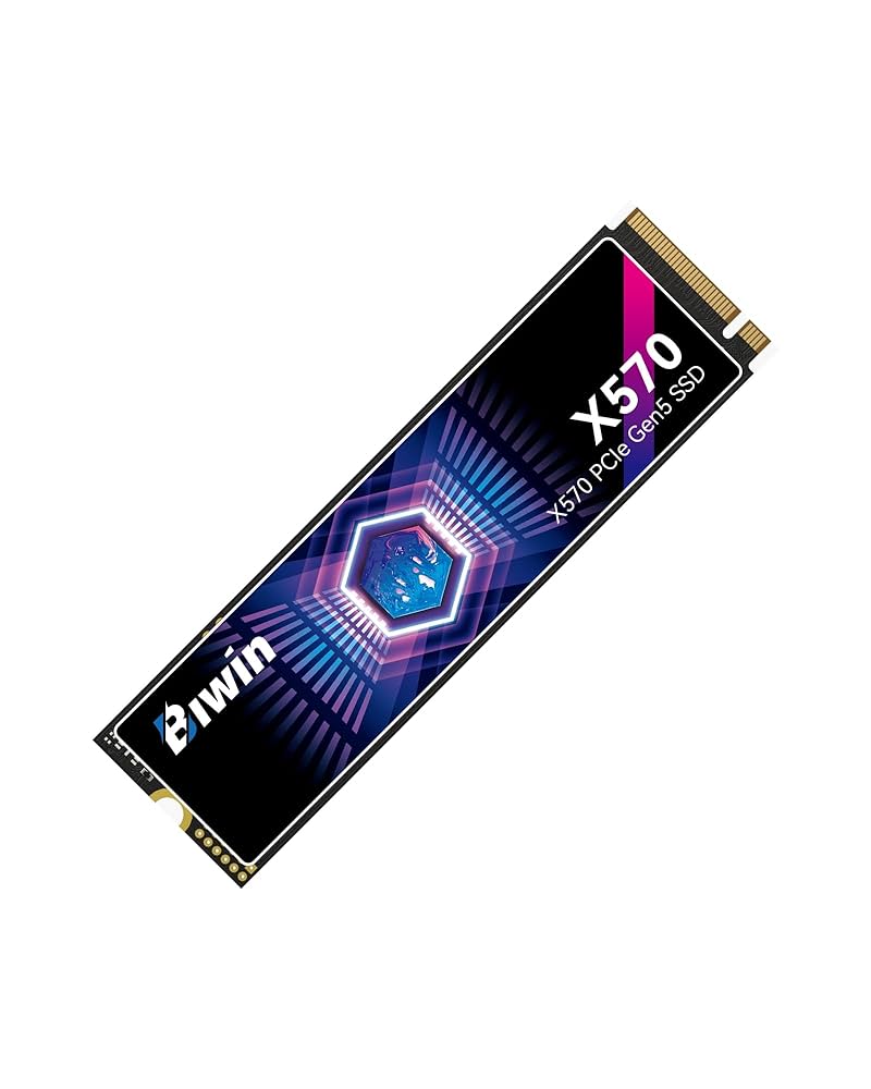 biWin X570 2TB PCIe Gen5 SSD 本体 Amazon | Biwin X570 PCIe Gen5.0 M.2 SSD 2TB Gen5×4 最大読込
