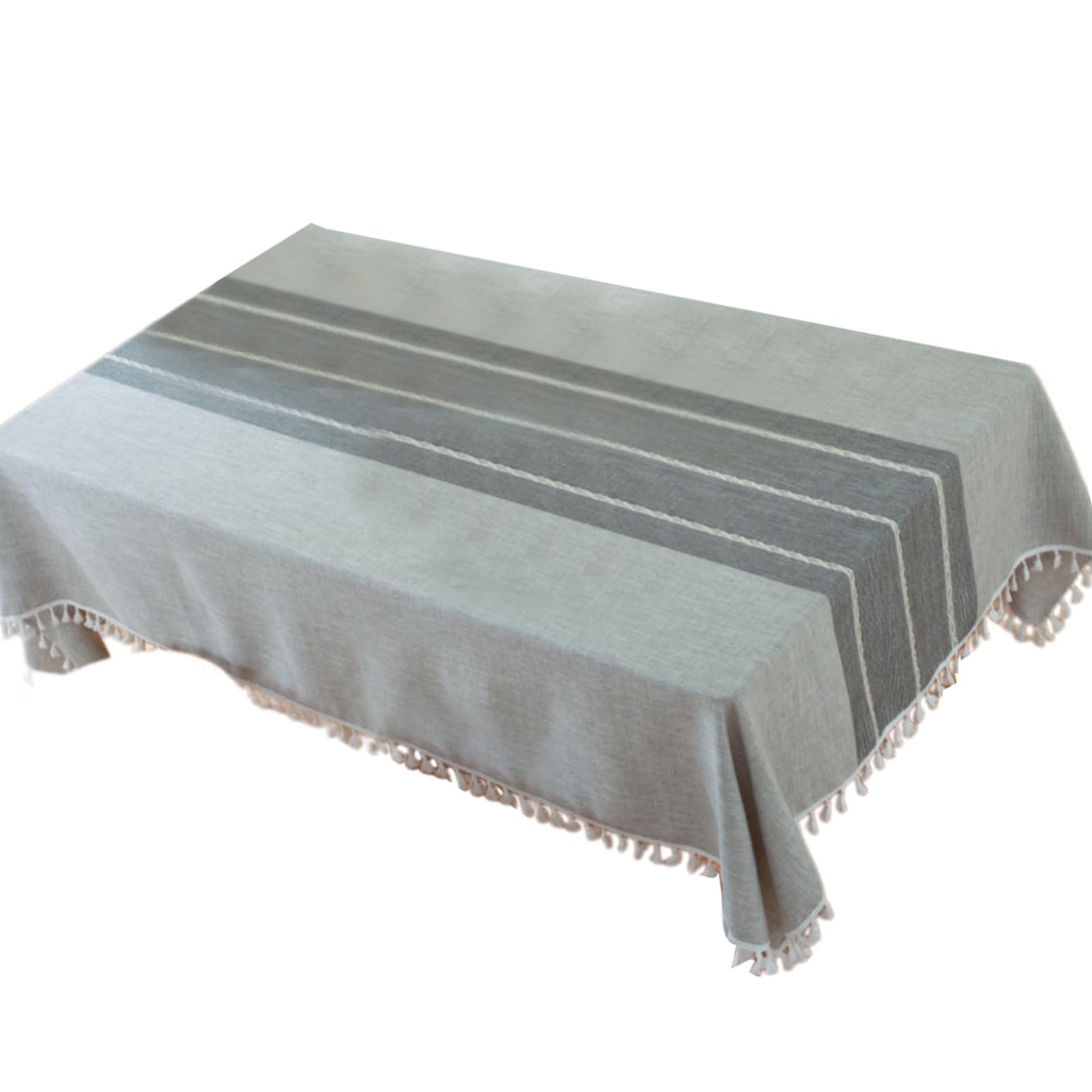 carotoe Dining Table Cloth Table Runner Cover with Even Fringe Decoration Premium Weaving Dustproof Cover