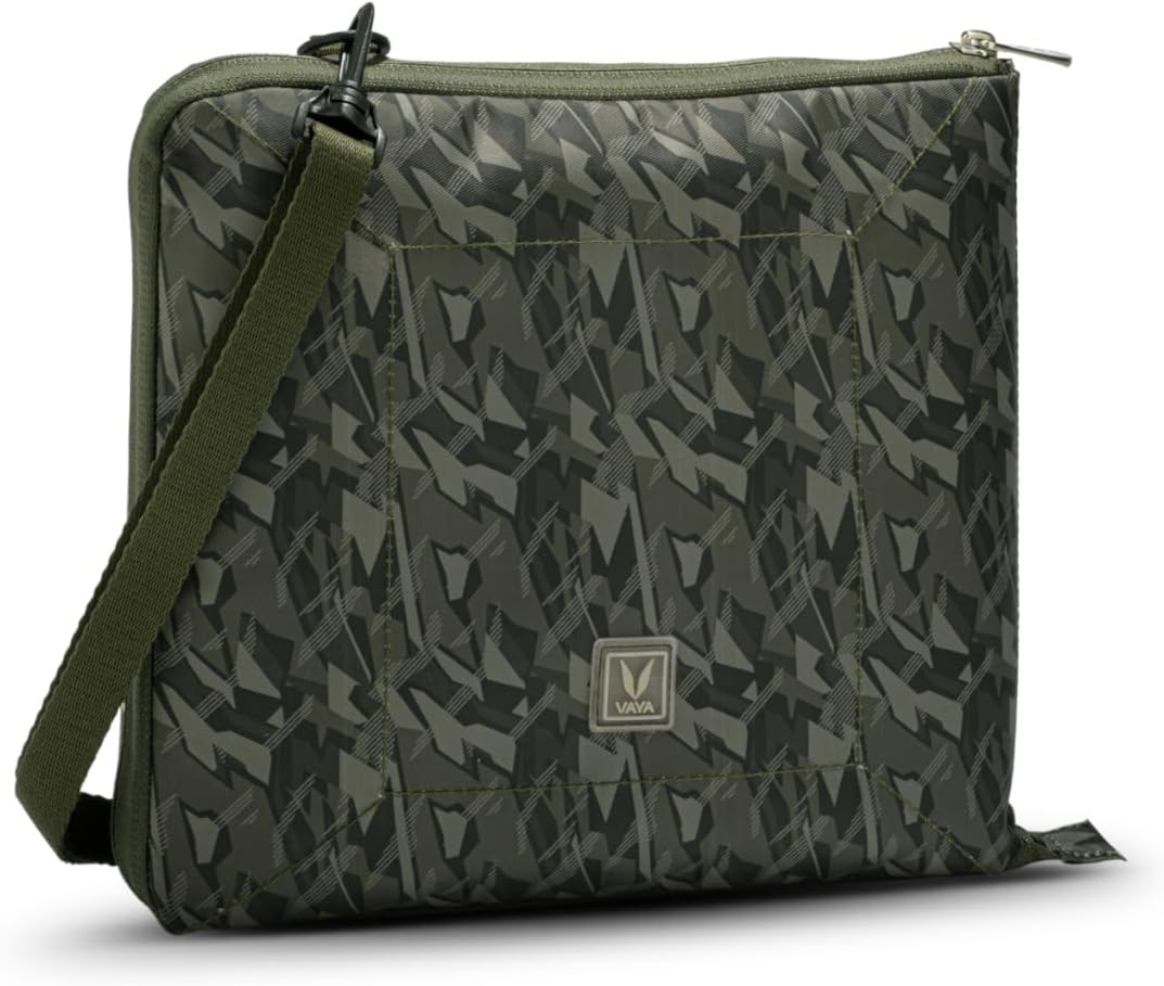 Mini 2-in-1 Multipurpose Lunch Bag and Table Mat, Insulated Lunch Bags for Office Men for Tiffin Box with Adjustable Sling,Cutlery Space, Digital Camo