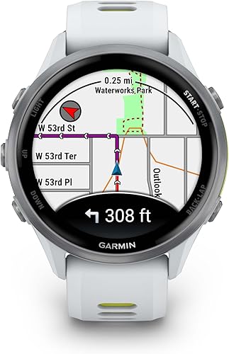 Miniatura 5 de Garmin Forerunner 255 - Reloj inteligente para correr con GPS, información avanzada, batería de larga duración, gris pizarra con paquete Wearable4U