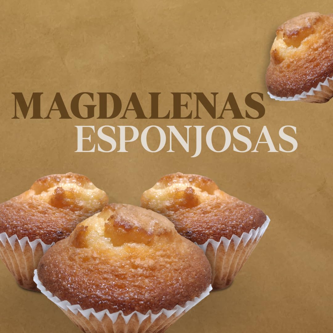 LAPASION - Magdalenas | Bollería | Pan de leche | 2 Kg |