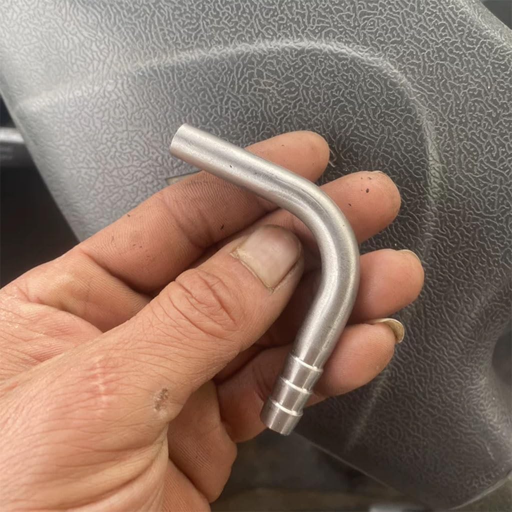 Tuyau en acier inoxydable, coude à 90 degrés, 6 mm, 8 mm, 10 mm, 12, 14, 16, 20, 25 mm, connecteur coudé à tête unique soudée for pagode(14MM)