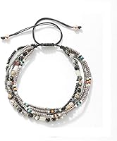 Handmade Bohemian Adjustable Braided Bead Anklet Bracelet for Women - JOYA GIFT Trendy Wrap Jewelry