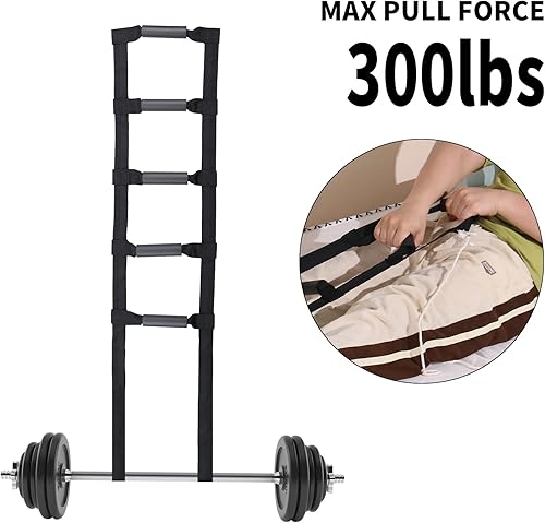 Miniatura 5 de ZUEXT Bed Rails for Elderly Adults Safety White, Adjustable Medical Bed Assist Grab Bar wStorage Pocket, Bedside Fall Prevention Mobility Aid,Hand