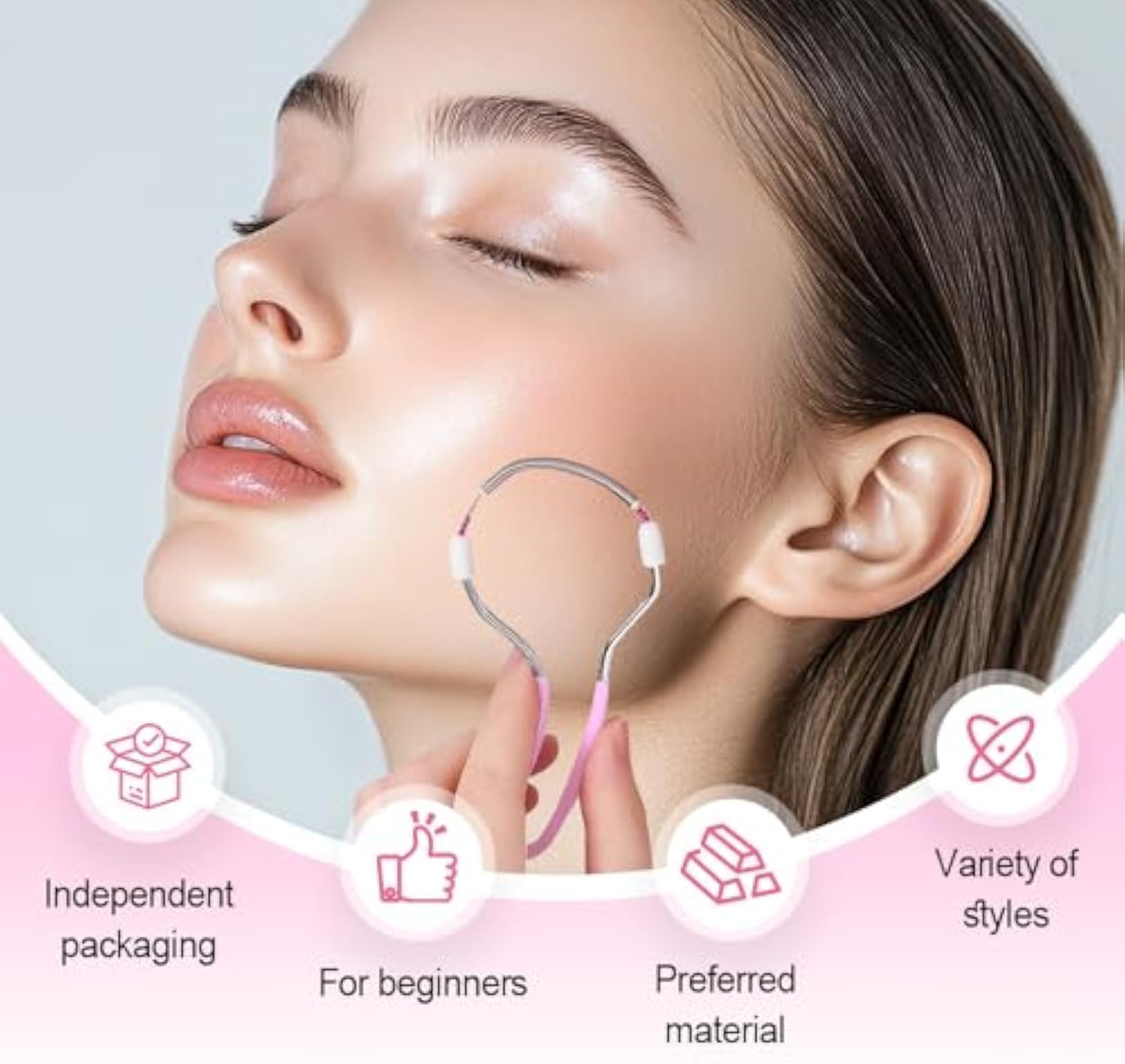 Replacement Body Mini Trimmer BS1000 Wet & Dry Electric Razor Shaver Accessories Efficient Body Hair Removal (White)