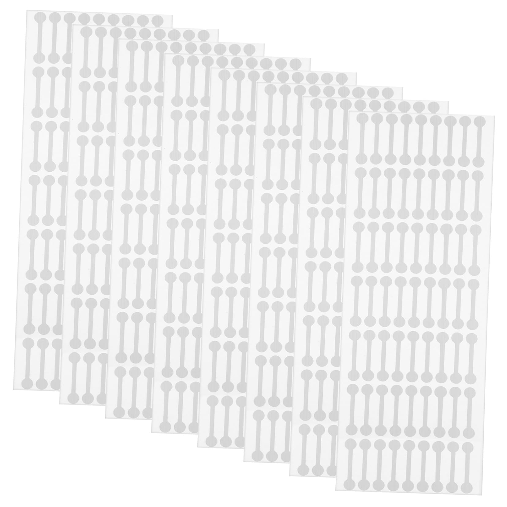 KICHOUSE Seal Stickers for Bottles Boxes 500pcs Tamper Evident Tape Sealing Sticker Hole Reinforcement Stickers Silver Tamper Tape